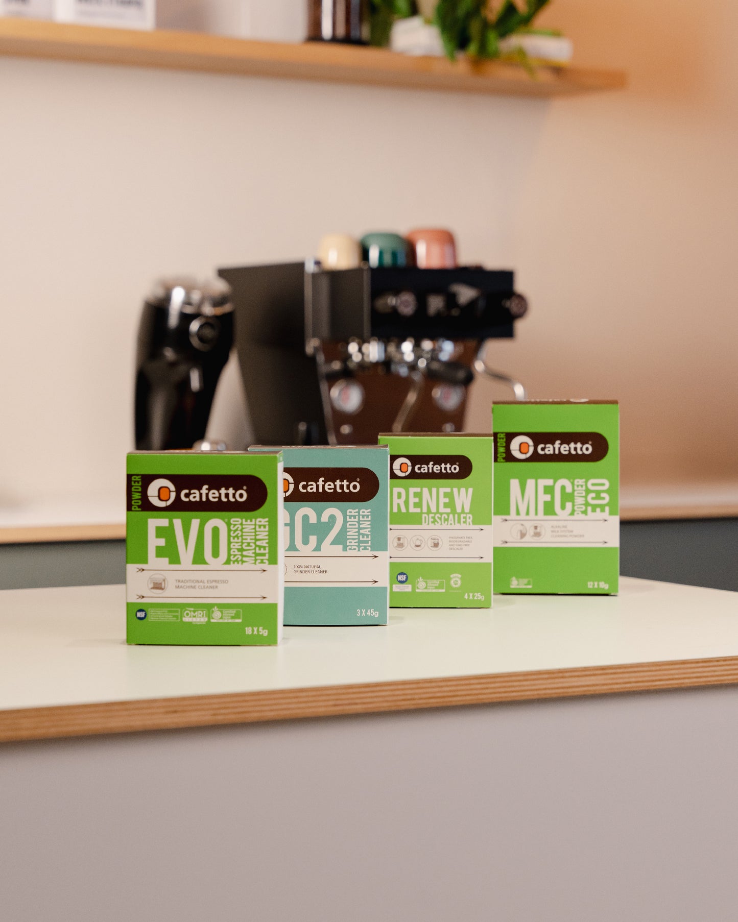 Espressomaschinen reinigungspulver (12 Stück)