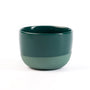 Cappuccino Tasse – Half Glazed