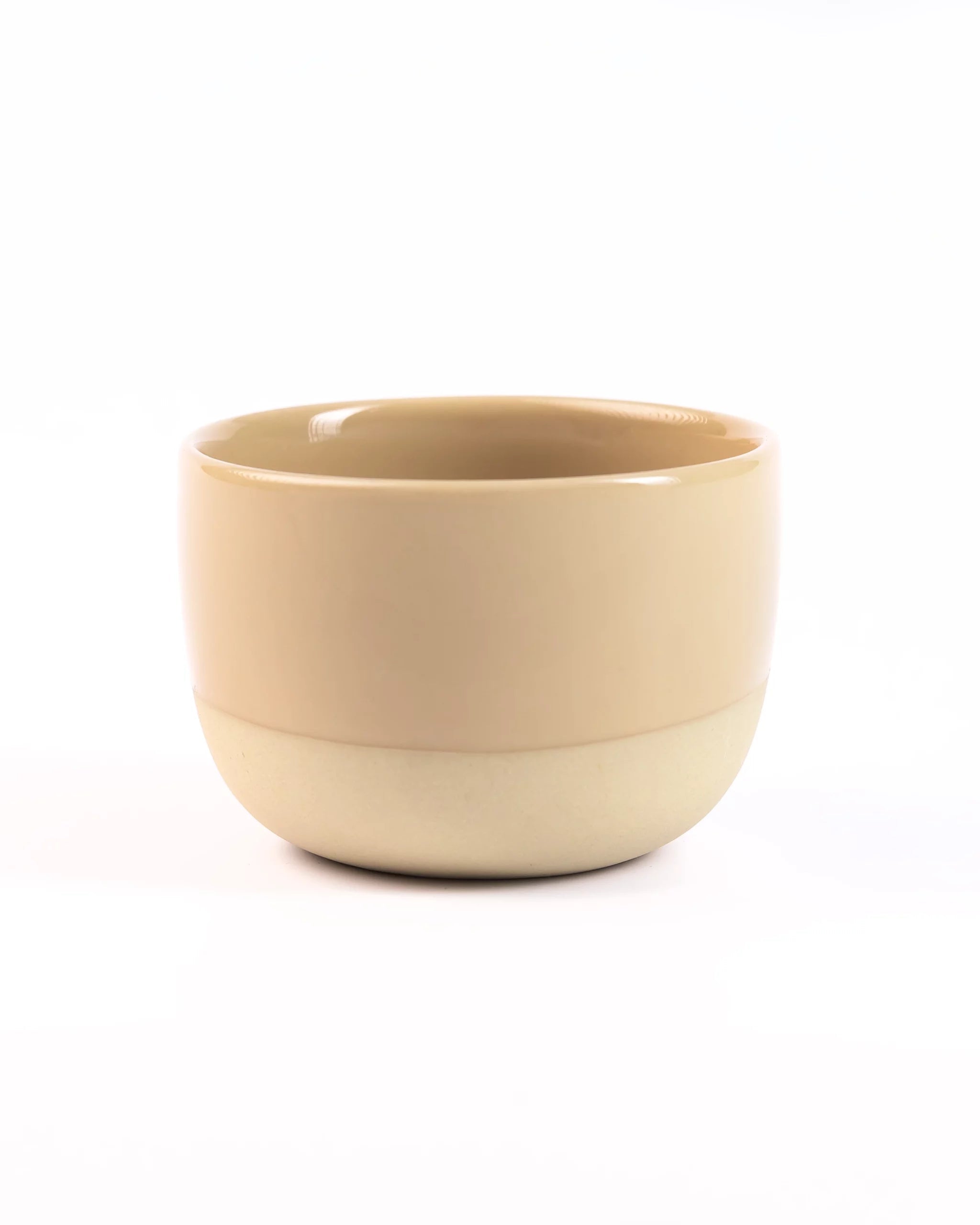 Cappuccino Tasse – Half Glazed