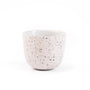 Espressotasse aus Porzellan, 60 ml, gesprenkeltes Design in Weiß und Grau von Barista-Essentials