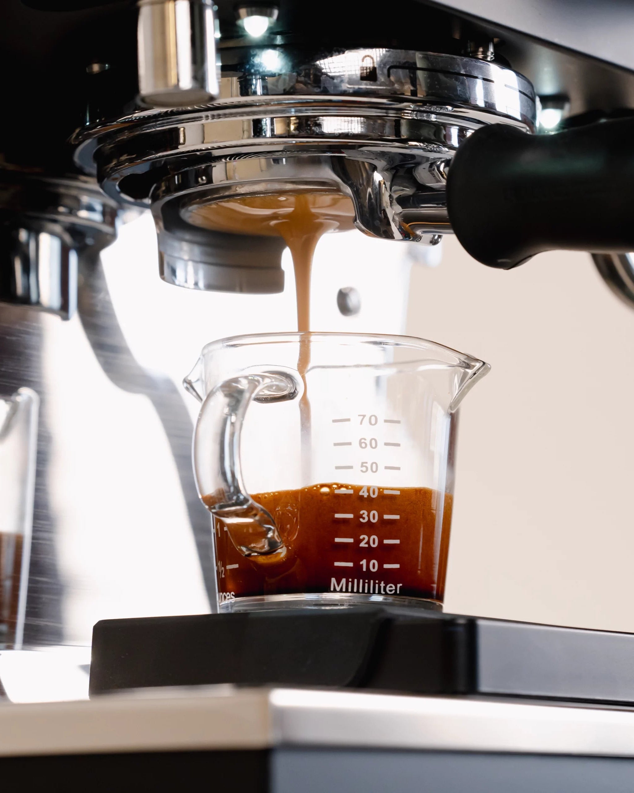 Espresso- Shot-Glas zum Abmessen Ihres Kaffees