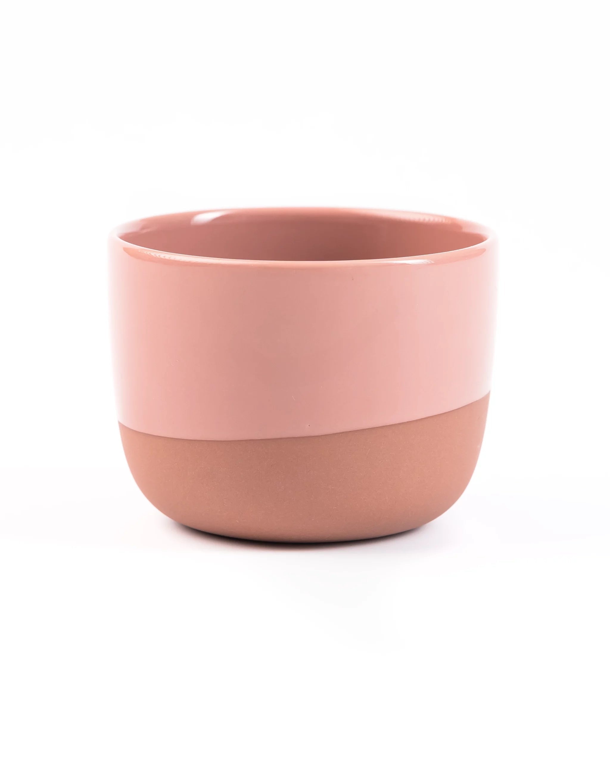 Latte Tasse – Half Glazed