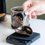 Barista-Geschenkset mit Dosiertablett zum Abwiegen Ihrer Kaffeebohnen